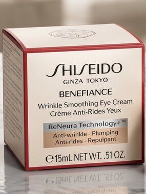 Shiseido Benefiance Wrinkle Smoothing Eye Cream – 15ml  0.51 oz NIB